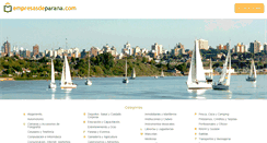 Desktop Screenshot of empresasdeparana.com