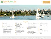 Tablet Screenshot of empresasdeparana.com